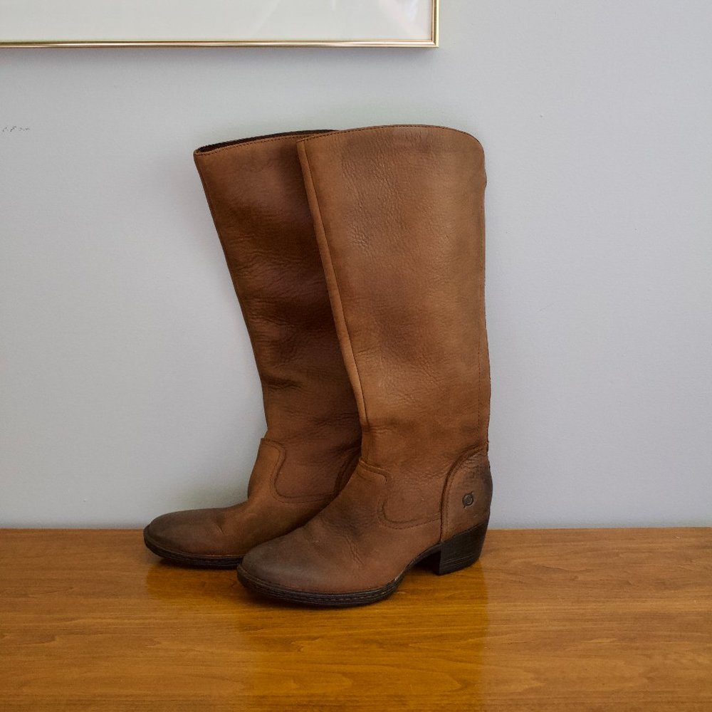 LIKE NEW Born Bitsy Leather Boots | Size 6.5